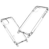 Чехол TPU Crossbody Transparent для Apple iPhone 11 (6.1") Желтый