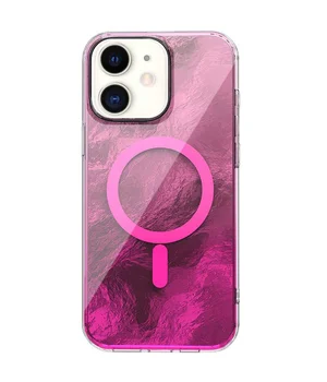 Чохол TPU Shiny Mountain (MagFit) для Apple iPhone 11 (6.1") Pink