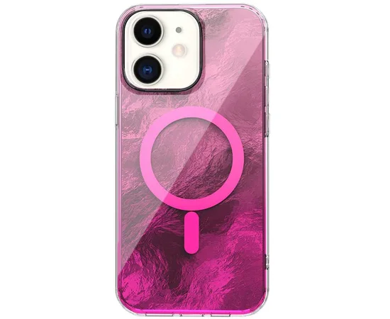 Чохол TPU Shiny Mountain (MagFit) для Apple iPhone 11 (6.1") Pink