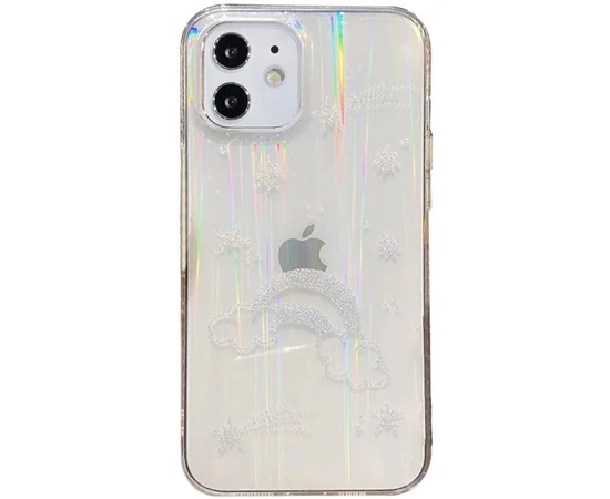 TPU+Glass чехол Aurora Space для Apple iPhone 11 (6.1") Радуга