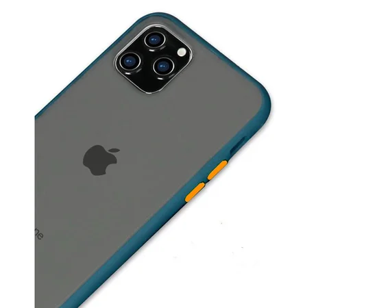 TPU чехол LikGus Maxshield для Apple iPhone 11 (6.1") Сине-Зеленый / Marine Blue