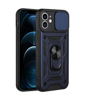Чехол Ummi Camshield Serge Ring для Apple iPhone 11 (6.1") Синий