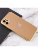 TPU+Glass чехол Matte Candy Full camera для Apple iPhone 11 (6.1") Золотой