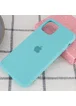 Чохол Silicone case (A) (з закритим низом) для Apple iPhone 11 (6.1 ") Бірюзовий / Marine Green
