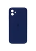 Чохол Silicone Case Square Full Camera Protective (AA) для Apple iPhone 11 (6.1 ") Темно-синій / Midnight blue