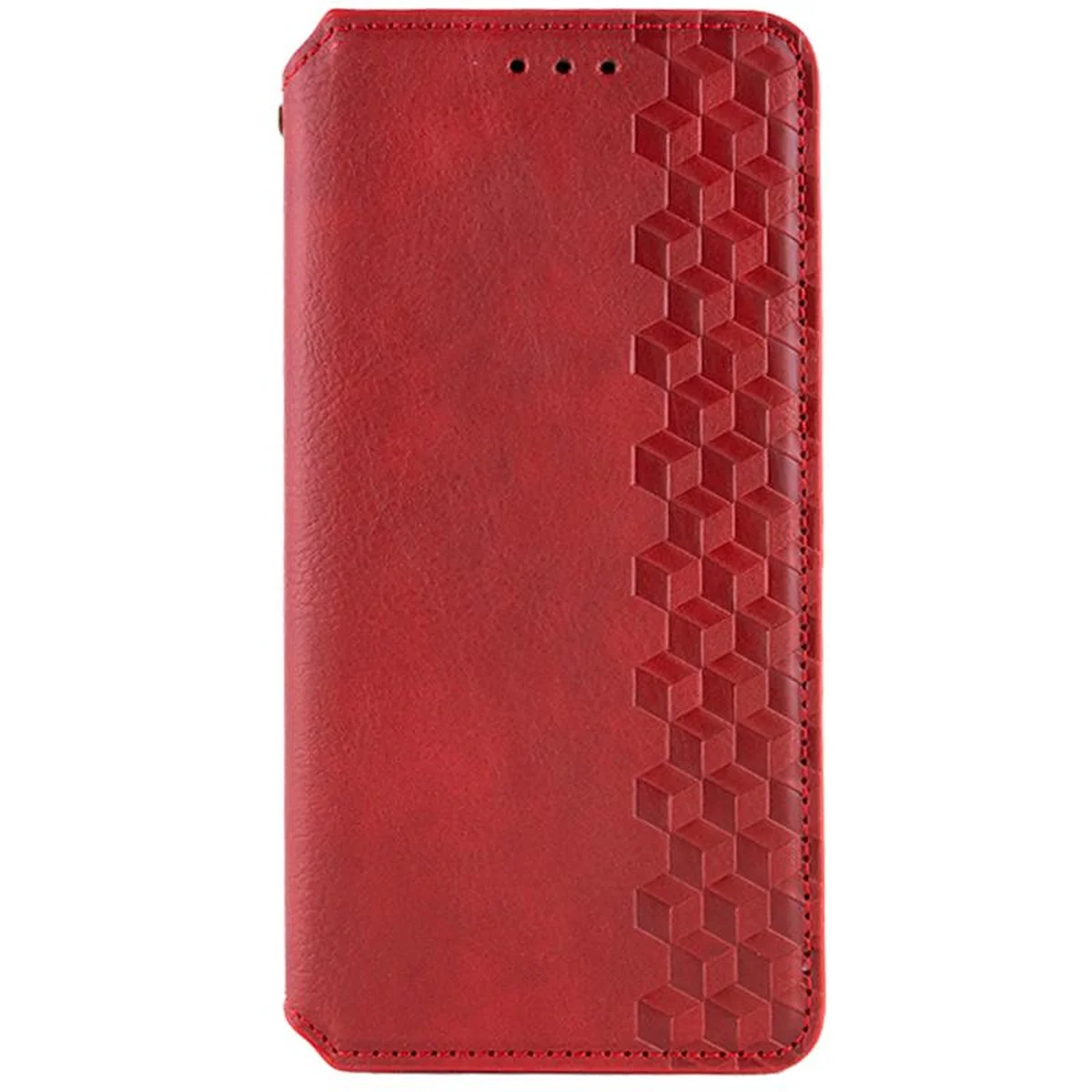 Кожаный чехол-книжка GETMAN Cubic (PU) для Apple iPhone 11 (6.1") Красный