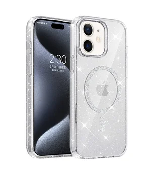 Чохол TPU Eclipse Sparkle (MagFit) для Apple iPhone 11 (6.1") Clear