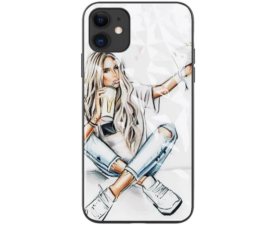 TPU+PC чехол Prisma Ladies для Apple iPhone 11 (6.1") Selfie