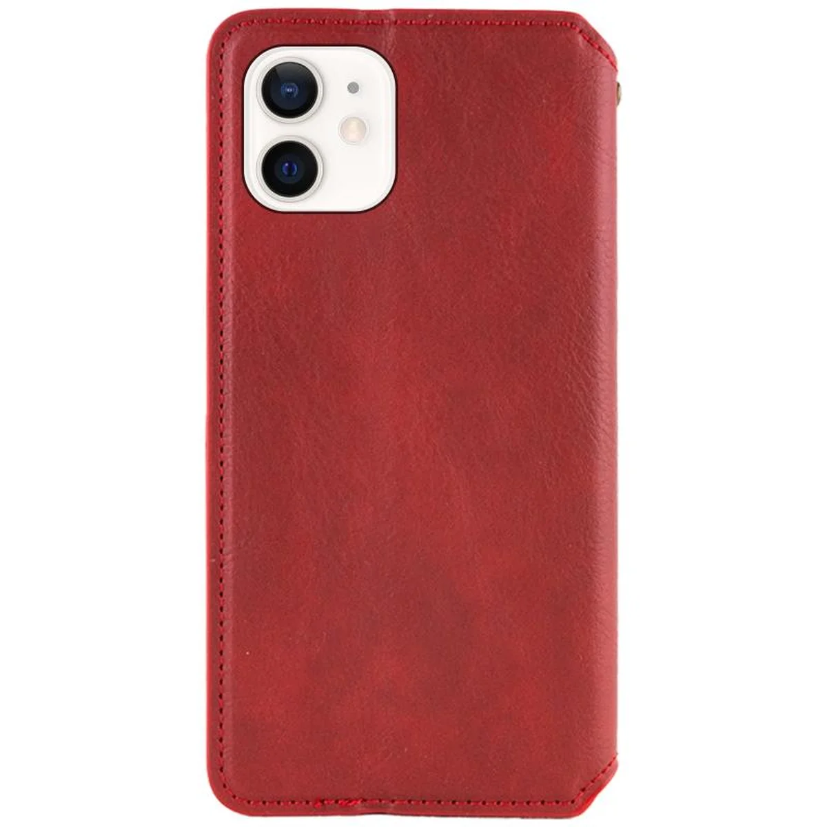 Кожаный чехол-книжка GETMAN Cubic (PU) для Apple iPhone 11 (6.1") Красный
