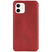 Кожаный чехол-книжка GETMAN Cubic (PU) для Apple iPhone 11 (6.1") Красный