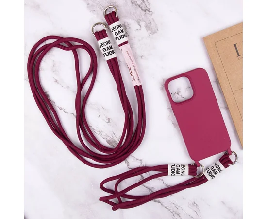 Чохол TPU two straps California для Apple iPhone 11 (6.1") Червоний / Rose Red