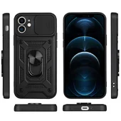 Чохол Ummi Camshield Serge Ring для Apple iPhone 11 (6.1") Чорний