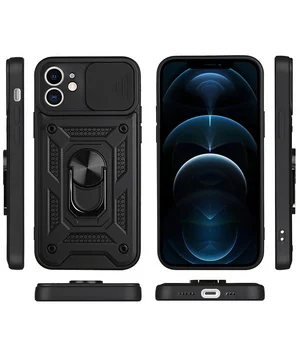Чехол Ummi Camshield Serge Ring для Apple iPhone 11 (6.1") Черный