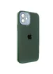 Чехол TPU+Glass Sapphire Midnight для Apple iPhone 11 (6.1") Зеленый / Forest green