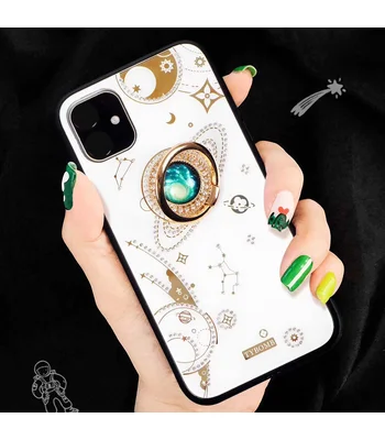 TPU+Glass чехол TYBOMB Cloud Atlas для Apple iPhone 11 (6.1") white