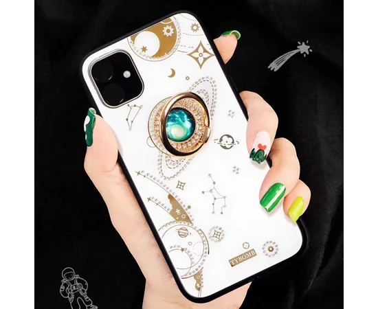 TPU+Glass чехол TYBOMB Cloud Atlas для Apple iPhone 11 (6.1") white