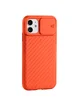 Чехол Camshield TPU со шторкой защищающей камеру для Apple iPhone 11 (6.1") Персиковый