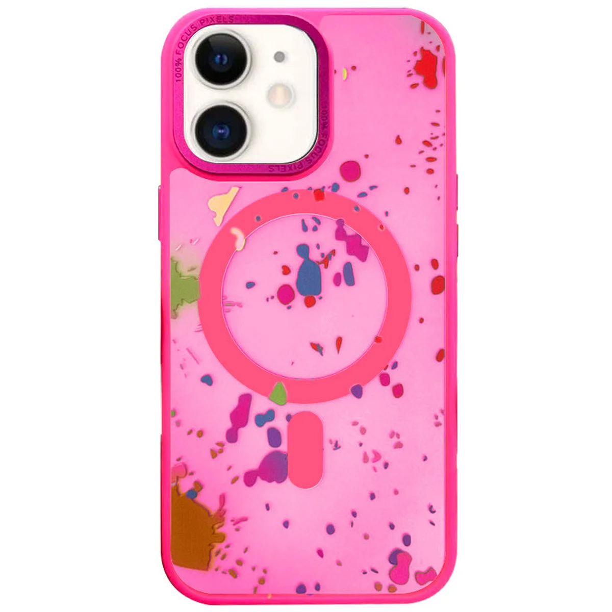 Чехол TPU+PC Flush with MagSafe для Apple iPhone 11 (6.1") Barbie Pink
