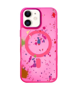 Чохол TPU+PC Flush with MagSafe для Apple iPhone 11 (6.1") Barbie Pink
