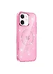 Чохол TPU Eclipse Sparkle (MagFit) для Apple iPhone 11 (6.1") Pink