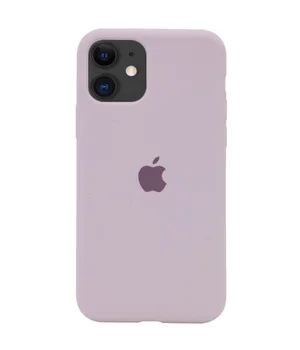Чохол Silicone case (A) (з закритим низом) для Apple iPhone 11 (6.1 ") Сірий / Lavender