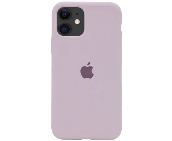 Чохол Silicone case (A) (з закритим низом) для Apple iPhone 11 (6.1 ") Сірий / Lavender