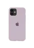 Чохол Silicone case (A) (з закритим низом) для Apple iPhone 11 (6.1 ") Сірий / Lavender