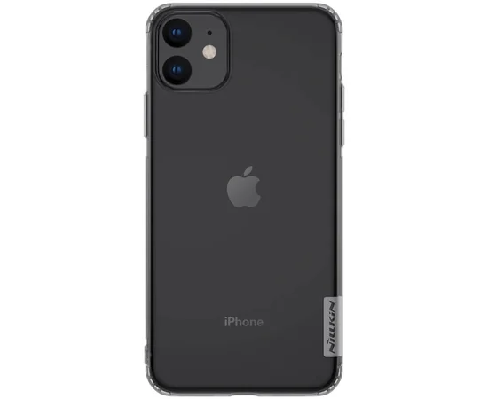 TPU чехол Nillkin Nature Series для Apple iPhone 11 (6.1") Серый (прозрачный)