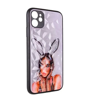 TPU+PC чохол Prisma Ladies для Apple iPhone 11 (6.1") Rabbit