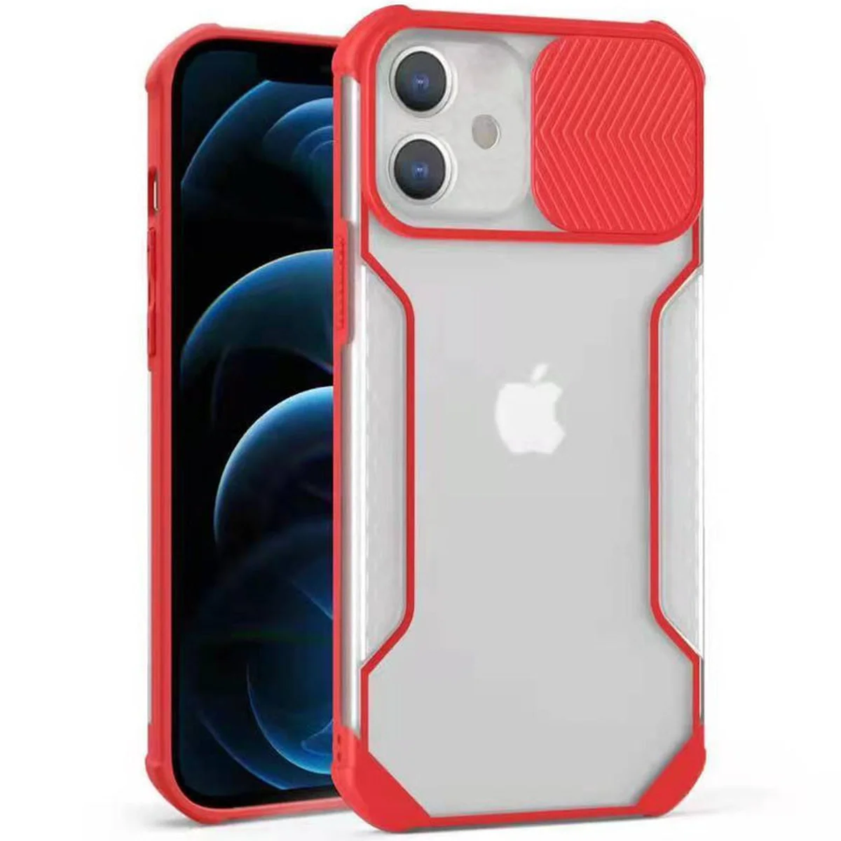 Чехол Camshield matte Ease TPU со шторкой для Apple iPhone 11 (6.1") Красный