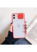 Чехол Camshield mate TPU со шторкой защищающей камеру для Apple iPhone 11 (6.1") Красный