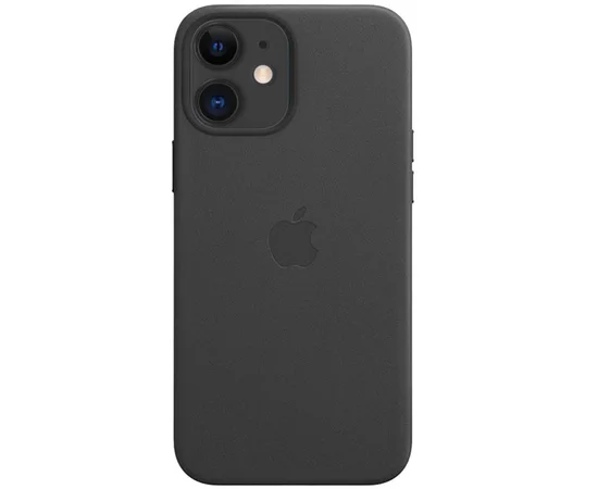Кожаный чехол Leather Case (AAA) для Apple iPhone 11 (6.1") Black