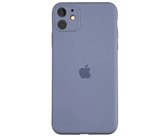 Чехол Slim Silicone case full protective для Apple iPhone 11 (6.1") Сиреневый / Lanvender