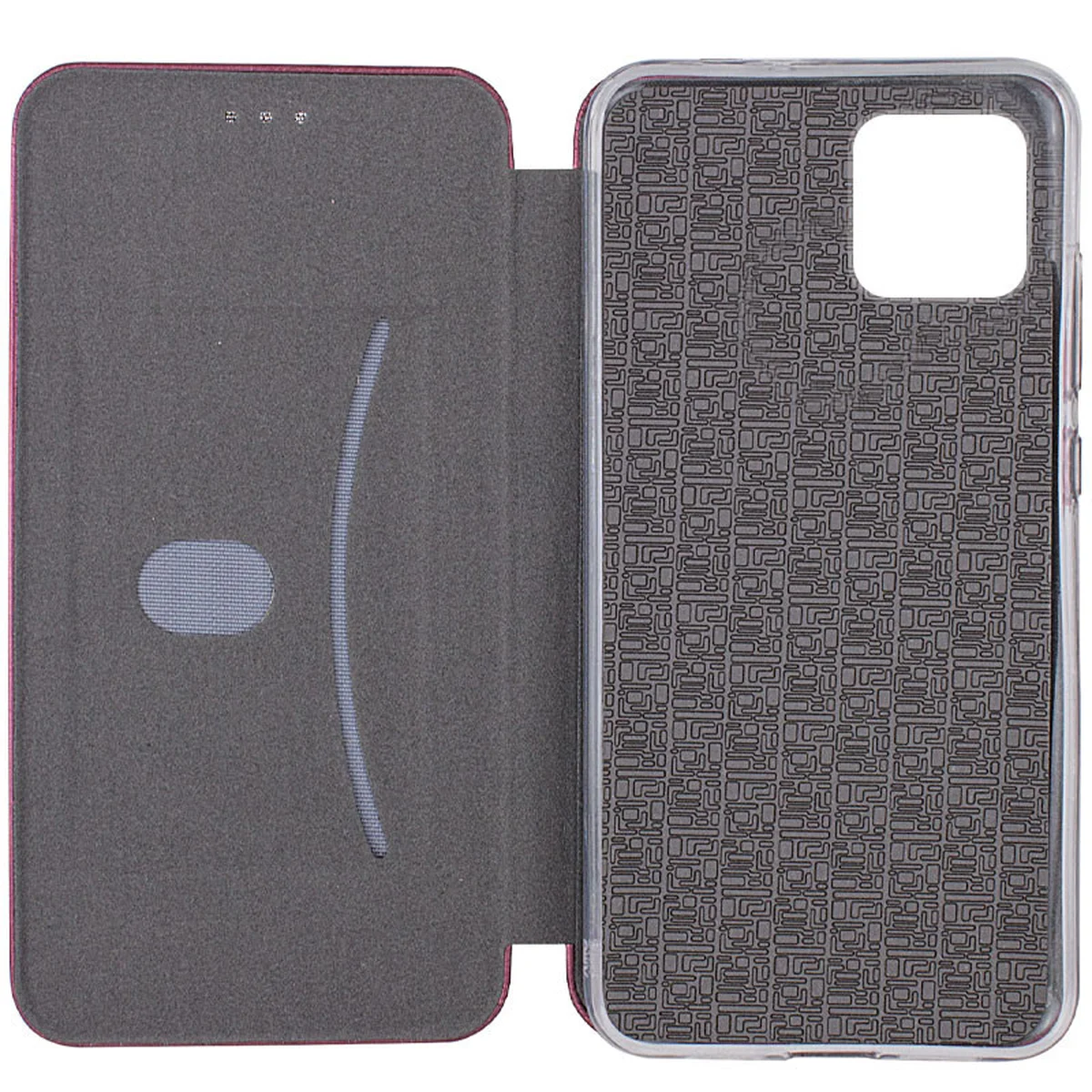 Кожаный чехол-книжка Classy для Apple iPhone 11 (6.1") Бордовый