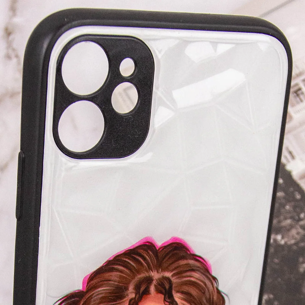 TPU+PC чохол Prisma Ladies для Apple iPhone 11 (6.1") Chocolate