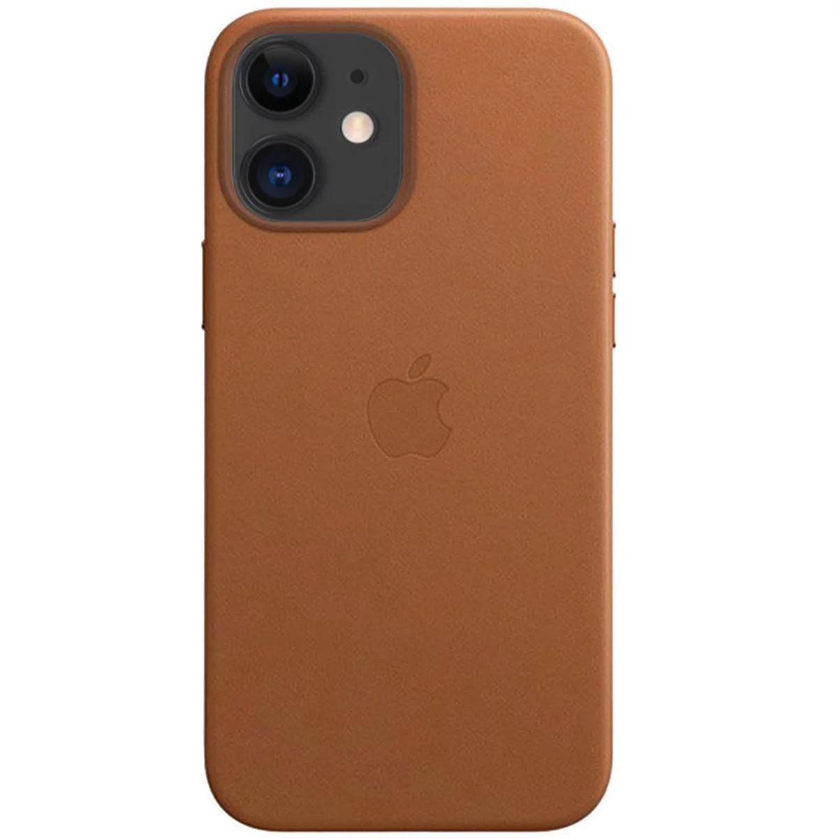 Шкіряний чохол Leather Case (AAA) для Apple iPhone 11 (6.1 ") Brown