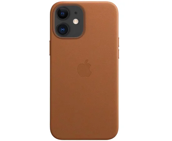 Кожаный чехол Leather Case (AAA) для Apple iPhone 11 (6.1") Brown