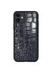 Кожаный чехол Сrocodile leather series для Apple iPhone 11 (6.1") Черный