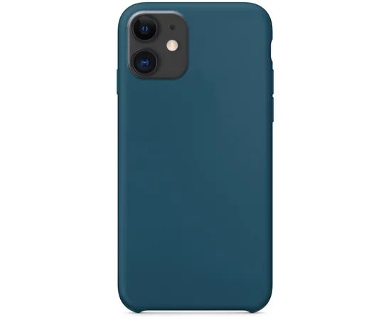 Силиконовый чехол Soft cover для Apple iPhone 11 (6.1") Синий / Cosmos Blue