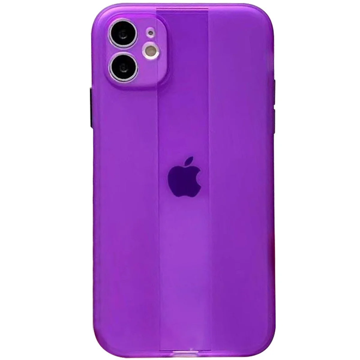 Чехол TPU Glossy Line Full Camera для Apple iPhone 11 (6.1") Сиреневый