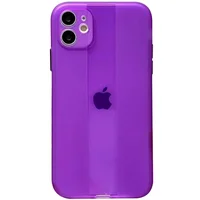 Чехол TPU Glossy Line Full Camera для Apple iPhone 11 (6.1") Сиреневый