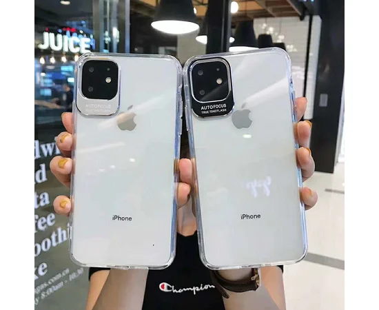 TPU чехол Epic clear flash для Apple iPhone 11 (6.1") Бесцветный / Черный