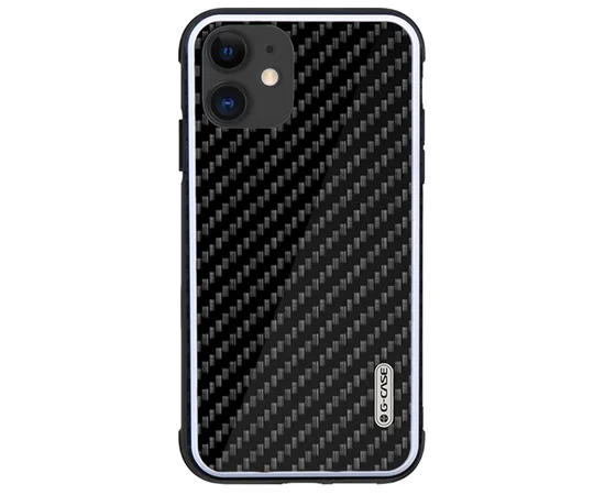 Чехол-накладка G-Case Carbon Fiber Shield для Apple iPhone 11 (6.1") Черный