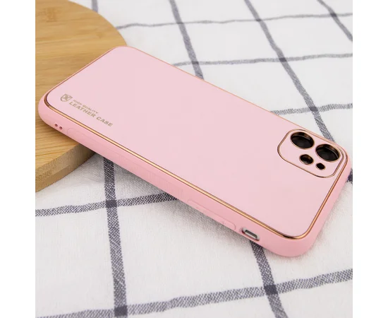 Кожаный чехол Xshield для Apple iPhone 11 (6.1") Розовый / Pink