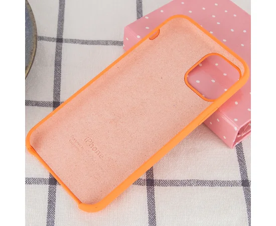 Чехол Silicone Case (AA) для Apple iPhone 11 (6.1") Оранжевый / Papaya