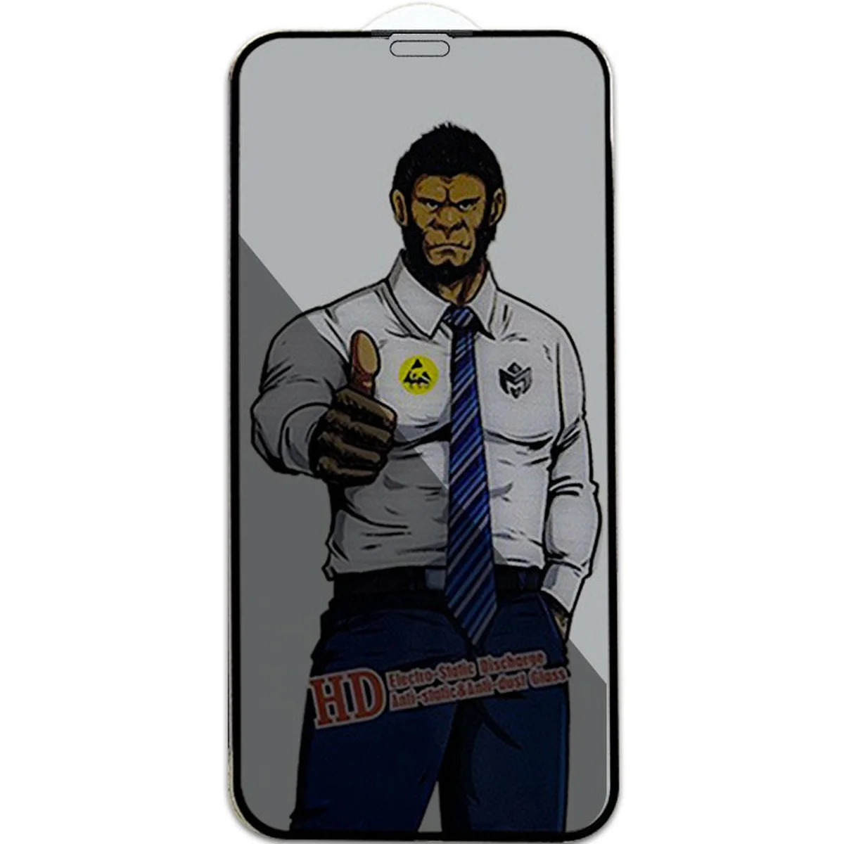 Защитное стекло Privacy 5D Anti-Static (тех.пак) для Apple iPhone 11 / XR (6.1") Черный