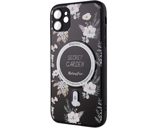 TPU+PC чехол Secret Garden with MagSafe для Apple iPhone 11 (6.1") Black