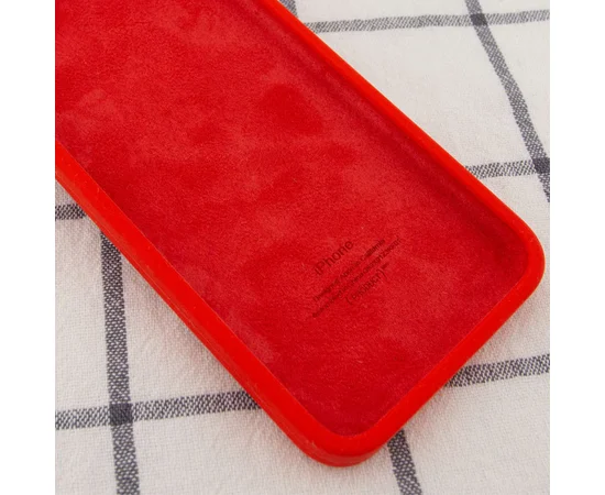 Чохол Silicone Case Square Full Camera Protective (AA) для Apple iPhone 11 (6.1 ") Червоний / Red