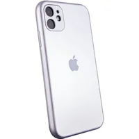 TPU+Glass чехол Matte Candy Full camera для Apple iPhone 11 (6.1") Белый
