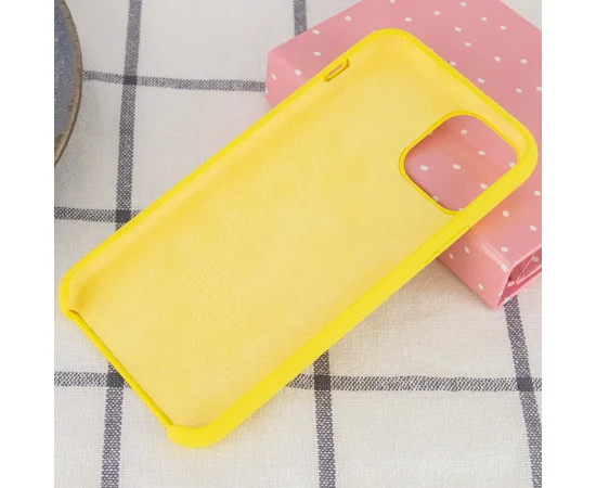 Чехол Silicone Case (AA) для Apple iPhone 11 (6.1") Желтый / Canary Yellow